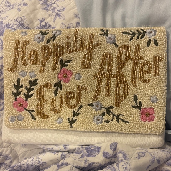 Handbags - Beaded 'Happily Ever After' Clutch